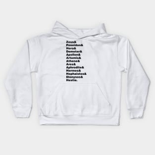 The Thirteen Olympian Gods Kids Hoodie